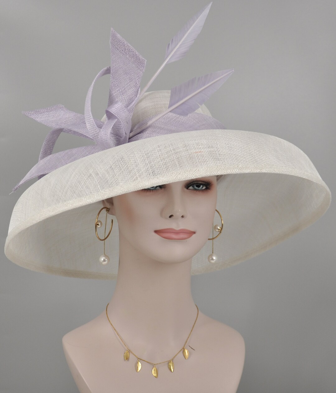 Audrey Hepburn Style Dome Hat Kentucky Derby Hat Tea Party Etsy