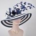 Chapeau Style Audrey Hepburn - Dôme Derby Lilas - Taille Ajustable - Neuf Avec Étiquette