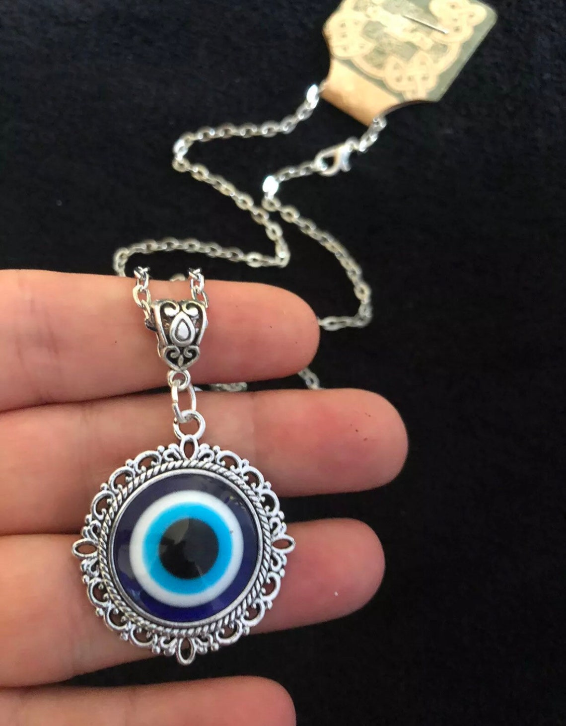 3D large cameo Evil Eye Pendant Amulet ayn al-ḥasūd Nazar | Etsy