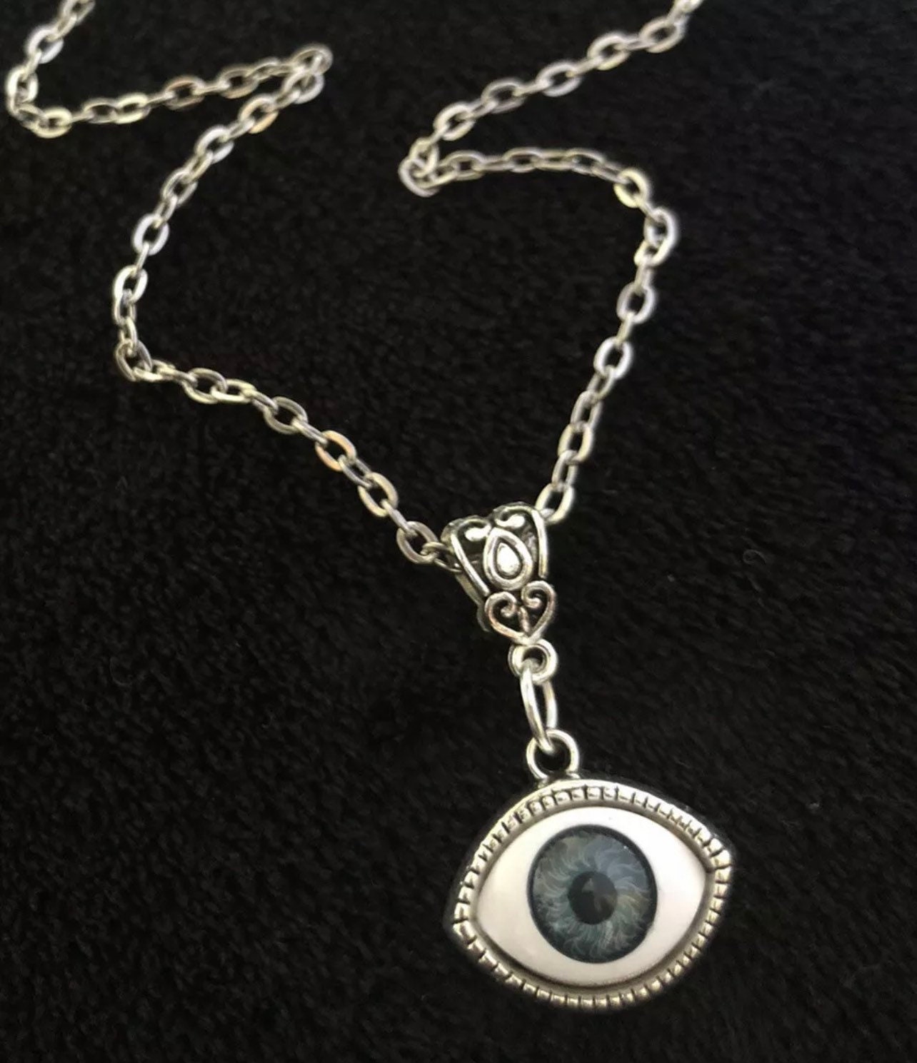 Horror eyeball necklace lucky eye pendant protection charm | Etsy