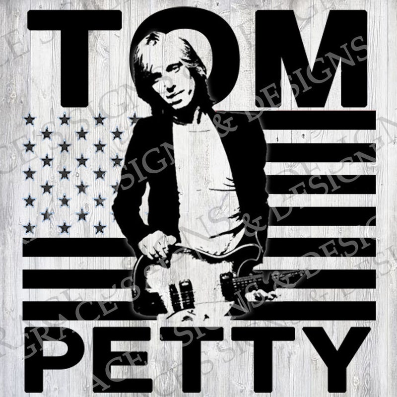 Tom Petty Svg - Etsy
