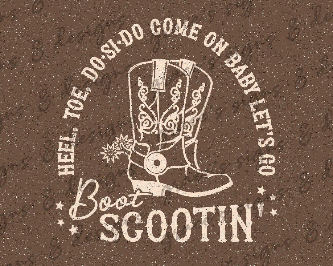 Come on Baby Let's Go Boot Scootin' Boogie Cowboy 90s Etsy Canada