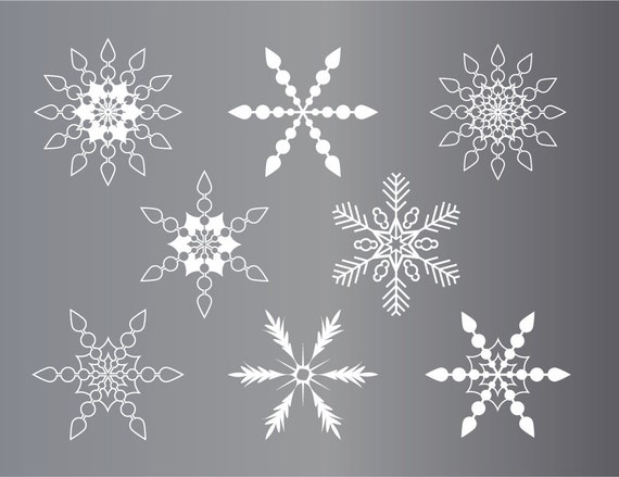 Snowflake Clipart, Clipart Snow Flakes, Christmas Clipart,winter