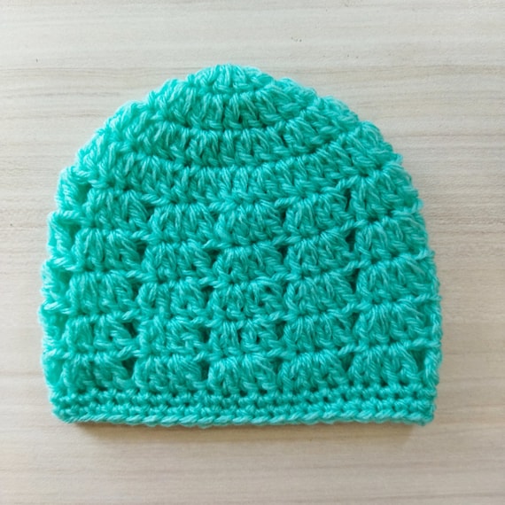 Fast and Easy Crochet Baby Hat Pattern Sizes 0 12 Months Baby Beanie Crochet Pattern Baby Hat PDF Pattern Easy Baby Hat Etsy