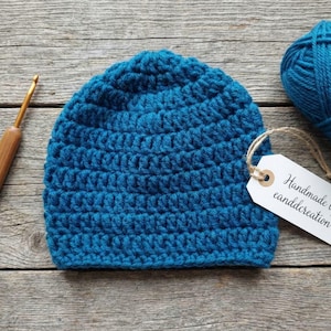 10 Sizes Basic Hat Crochet Pattern - Easy Crochet Beanie PDF Pattern ...