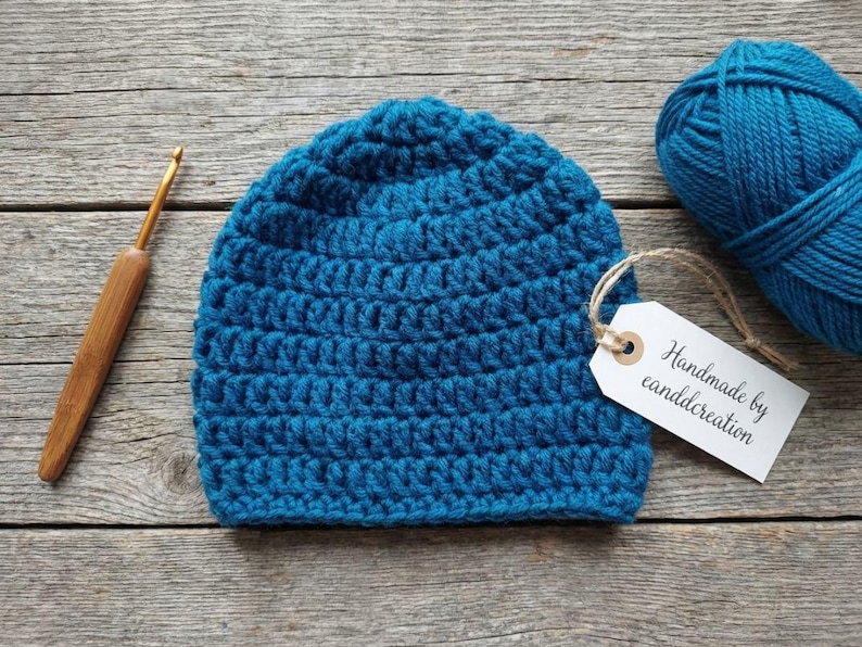 10 Sizes Basic Hat Crochet Pattern - Easy Crochet Beanie PDF Pattern ...
