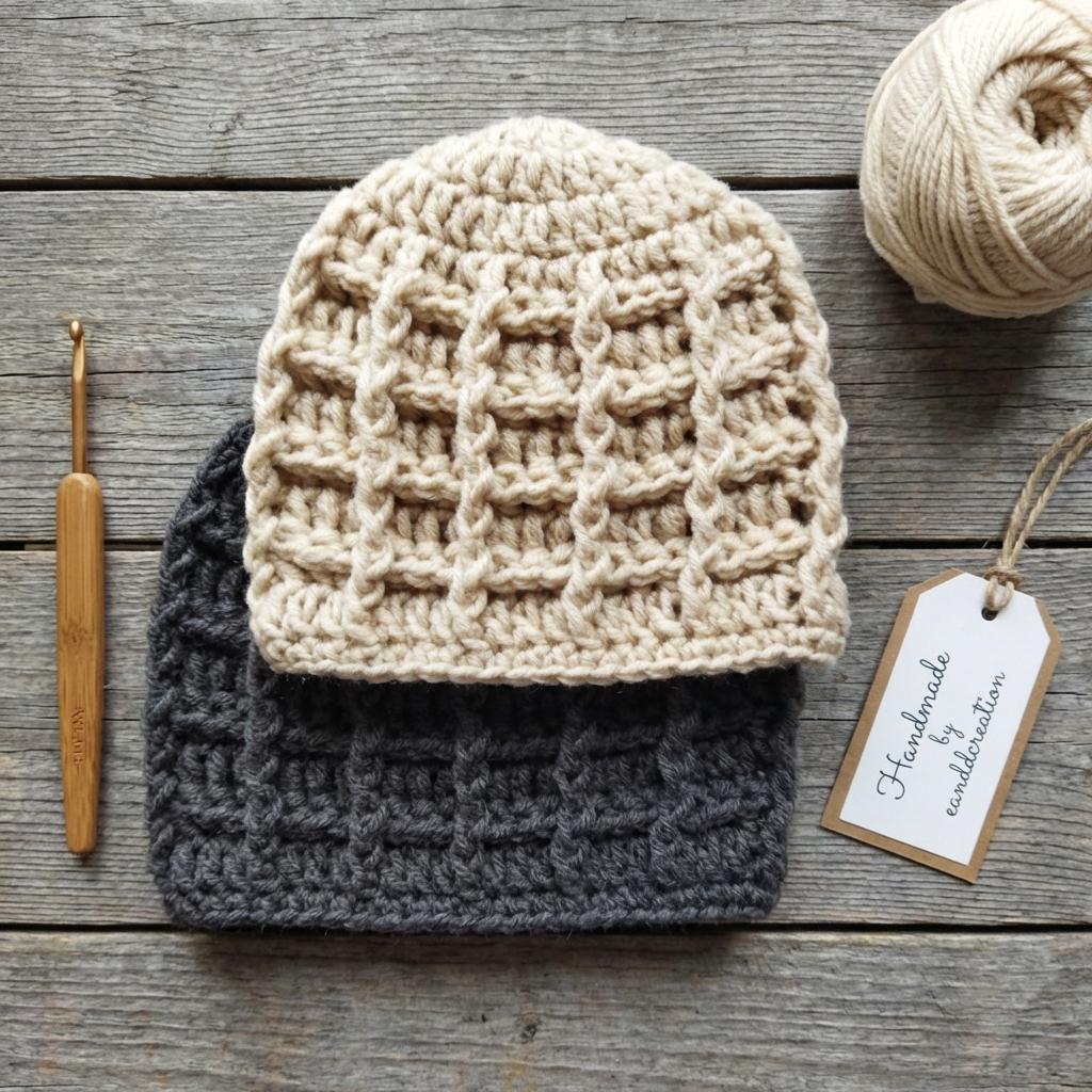 Crochet Baby Hat Pattern: Easy Waffle Stitch Beanie (PDF Pattern) - Etsy