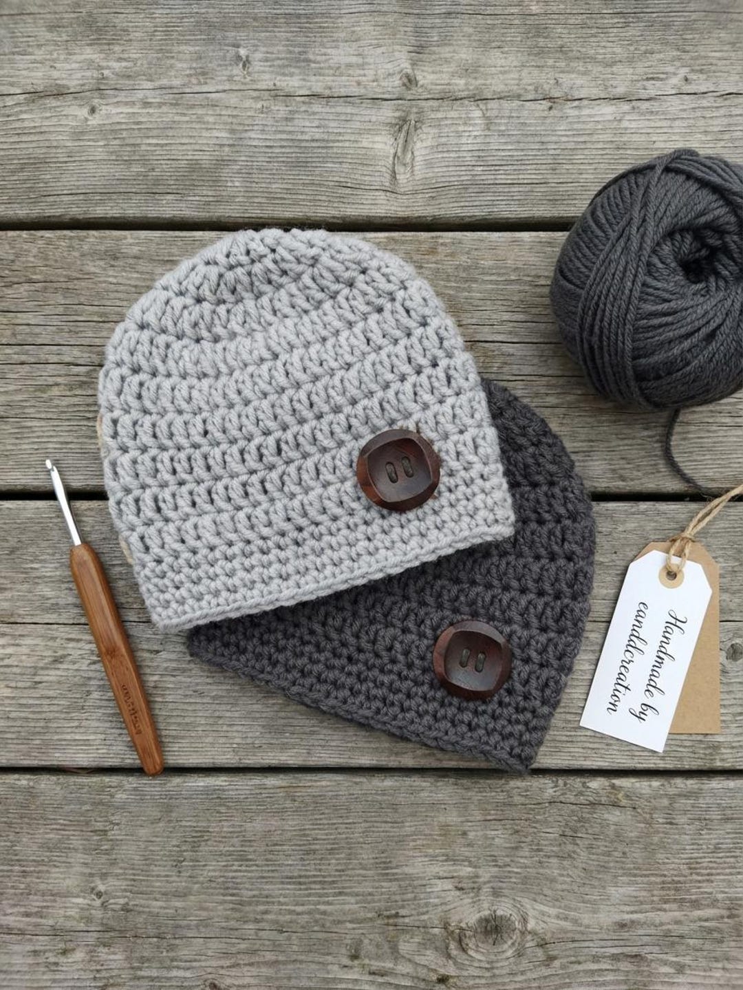 Easy Hat Crochet Pattern - PDF Crochet Baby Hat Pattern - Winter Baby ...