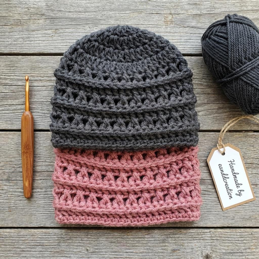 Crochet Hat PDF Pattern - Baby Girl Hat Crochet Pattern - Easy Baby ...