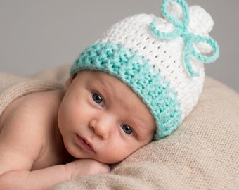 Easy Crochet Baby Beanie Pattern: Newborn to 6 Months (PDF Pattern)