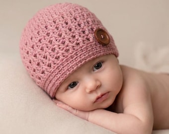 Easy Crochet Baby Hat Pattern: Preemie to 12 Months (PDF Pattern)
