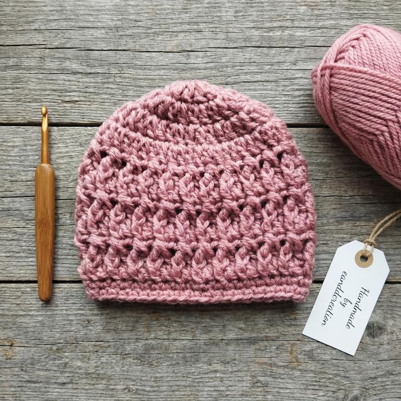 Easy and Simple Baby Hat Crochet Pattern - Crochet Baby Hat PDF Pattern ...