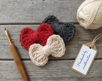 Easy Bow Tie Crochet Pattern - Quick and Simple Pattern for Bow Tie - Crochet Bow Tie PDF Pattern - Easy Crochet Pattern