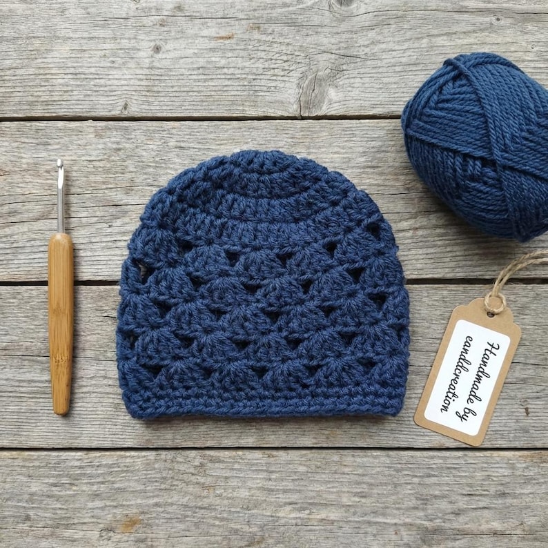 Baby Hat Crochet Pattern - Easy Baby Beanie PDF Pattern - Crochet Baby ...