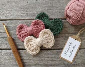 Easy Bow Tie Crochet Pattern - Quick and Simple Pattern for Bow Tie - Crochet Bow Tie PDF Pattern - Easy Crochet Pattern