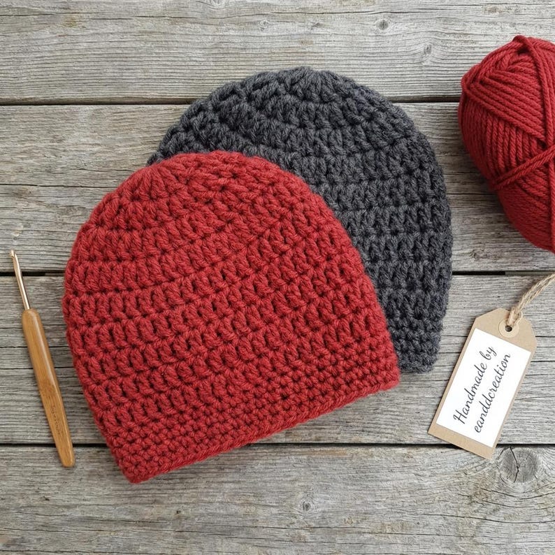 Easy Crochet Baby Hat Pattern: Beginner-friendly Beanie (PDF Download ...