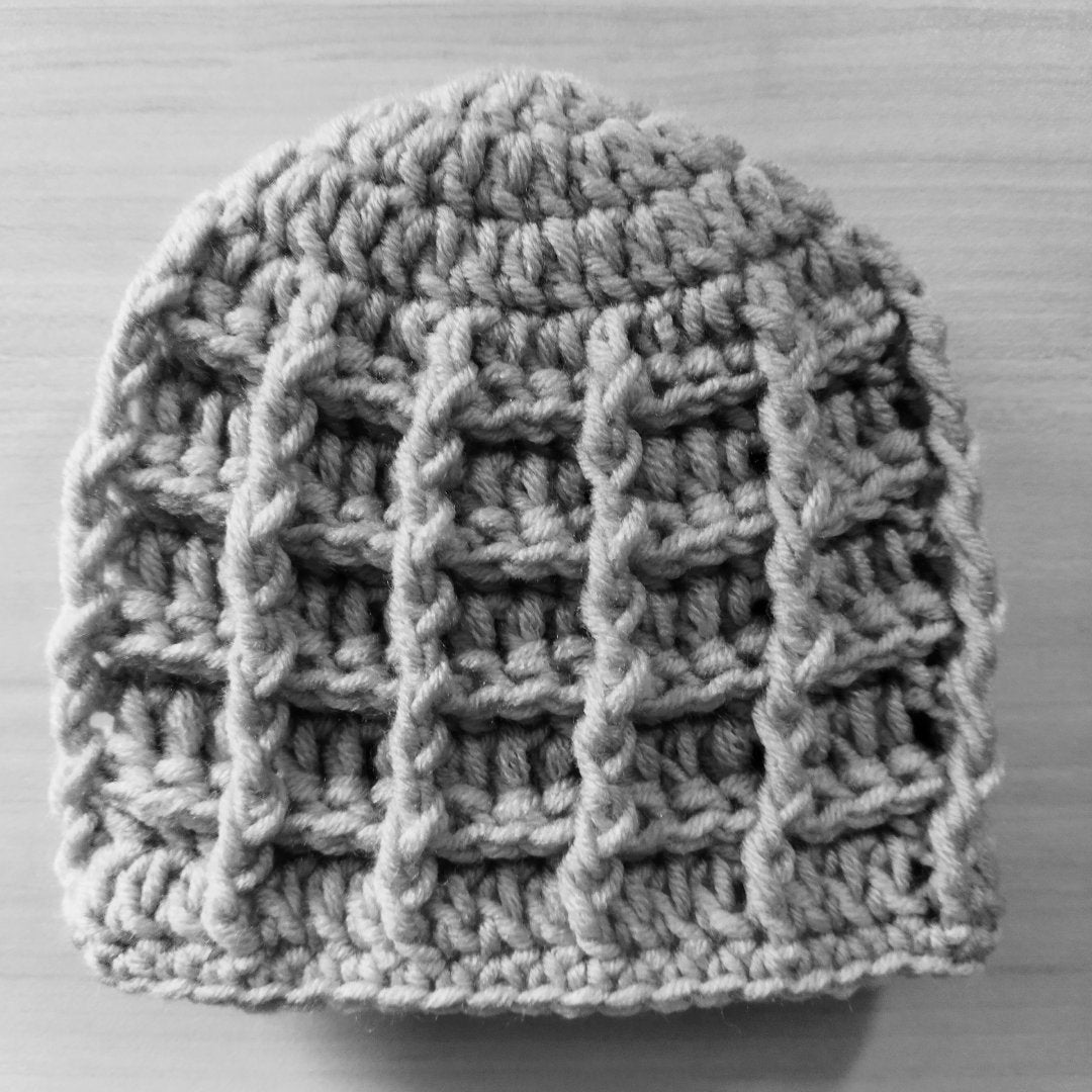Crochet Baby Hat Pattern: Easy Waffle Stitch Beanie (PDF Pattern ...