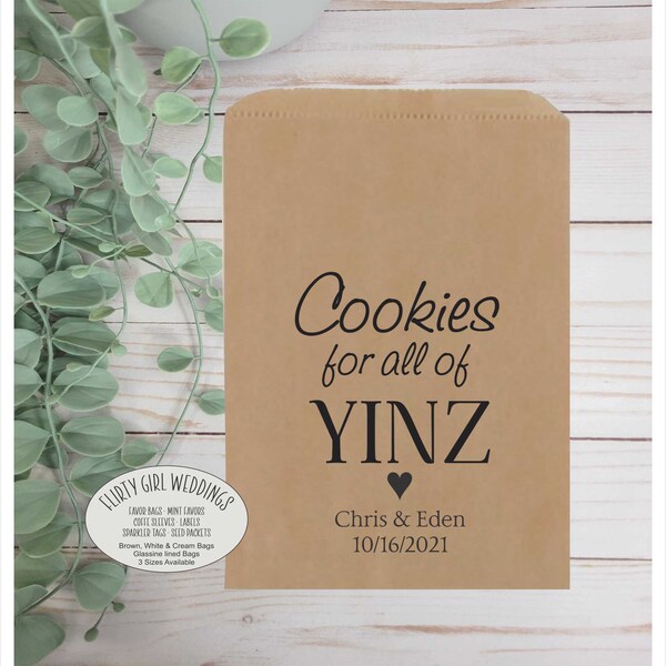 Wedding Cookie Bags Etsy