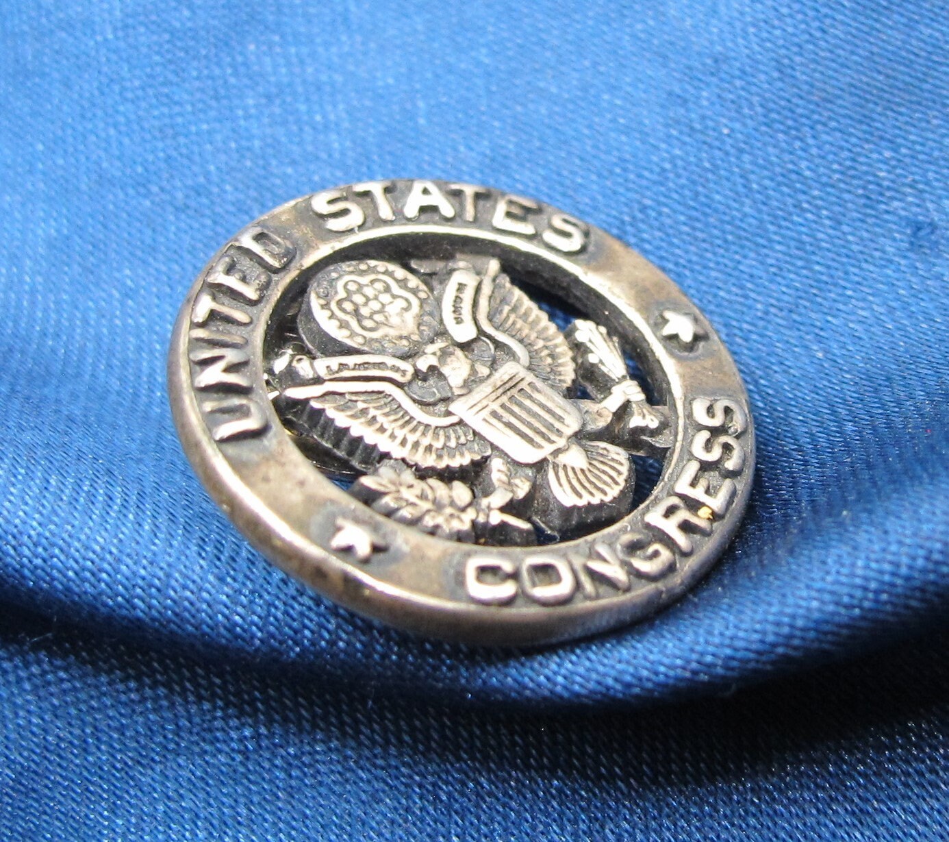 World War II Era United States Congress Lapel Pin Sterling Etsy