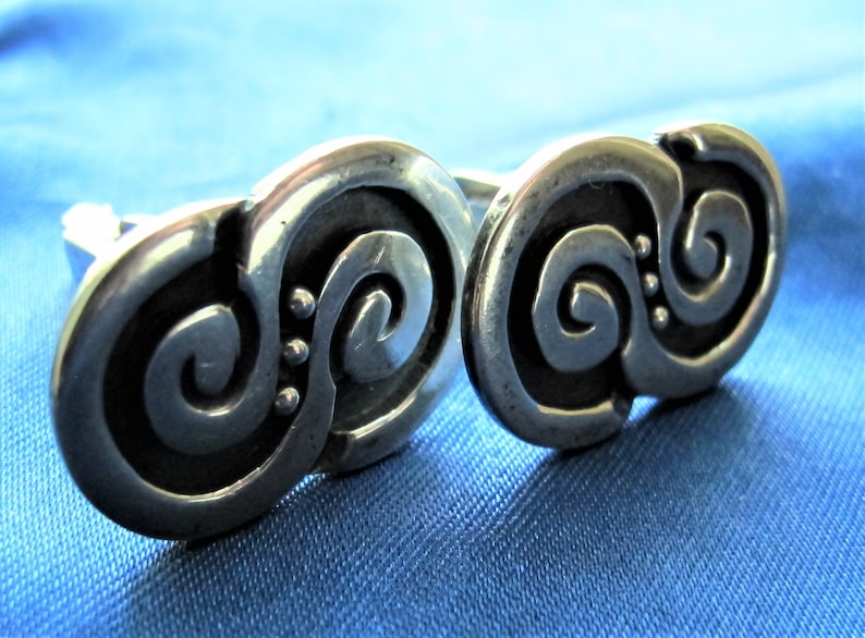 Taxco Francisco Rivera Sterling Cufflinks ~ 16.7 Grams