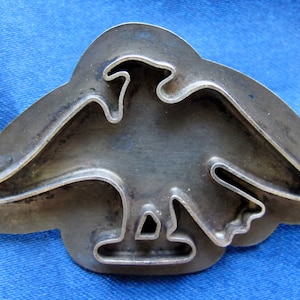 1935 Handgefertigte Brosche mit Südwestadler aus Sterlingsilber, 9,7 Gramm