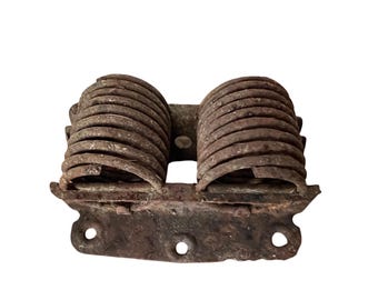 Rusty Industrial Spring Assemblage Craft Supply Heavy