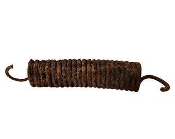 Rusty Metal Coil Tension Spring Large Heavy