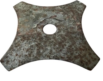 Vintage Rusty Metal Pieces For Assemblage Rust Printing Dying Brush Cutter