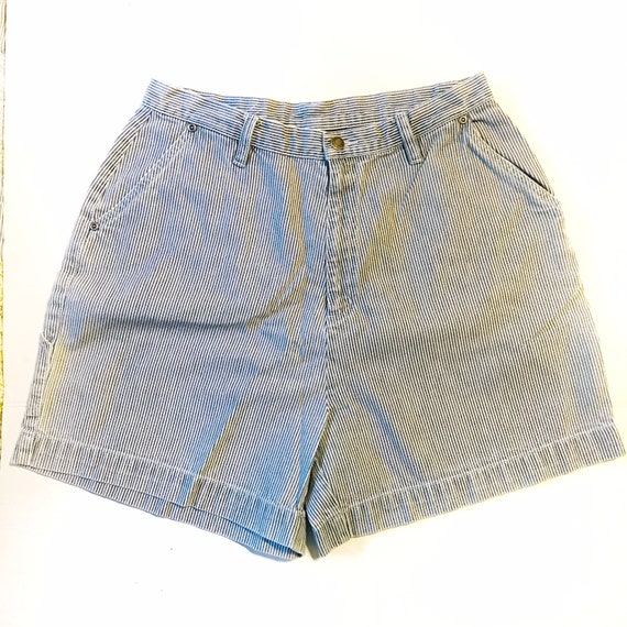 Vintage Mountain Lake High Rise Striped 
