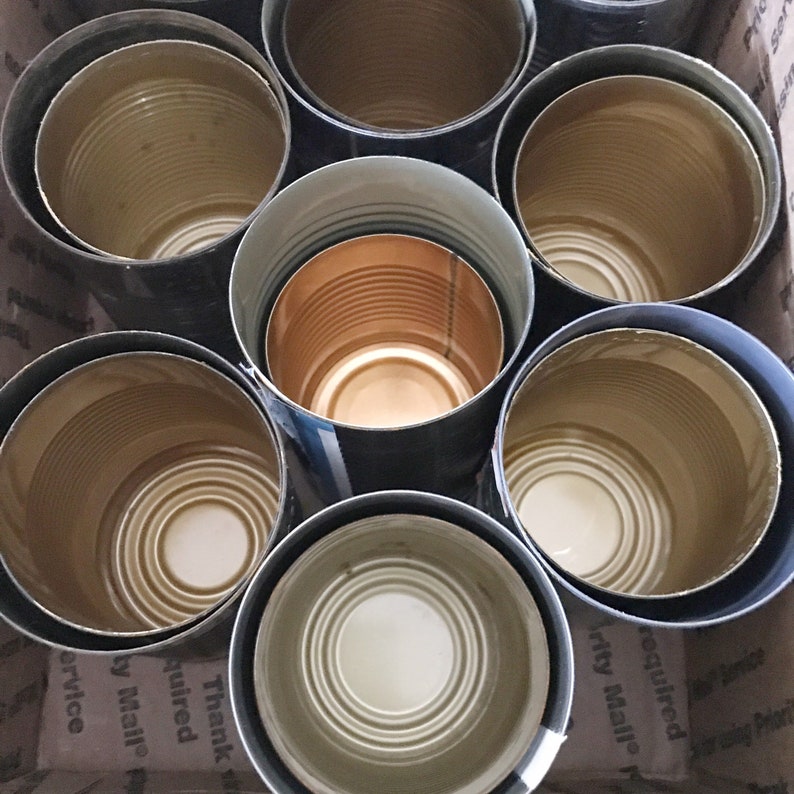 24 Tin Cans For TARGET PRACTICE Photos are Examples. Etsy