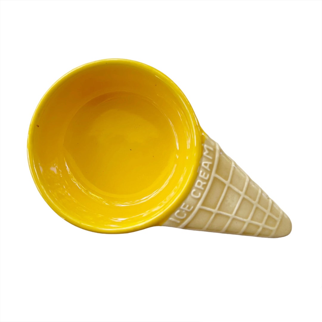 Vintage 1/2 Cup Ceramic Ice Cream Bowl Made in Japan Etsy