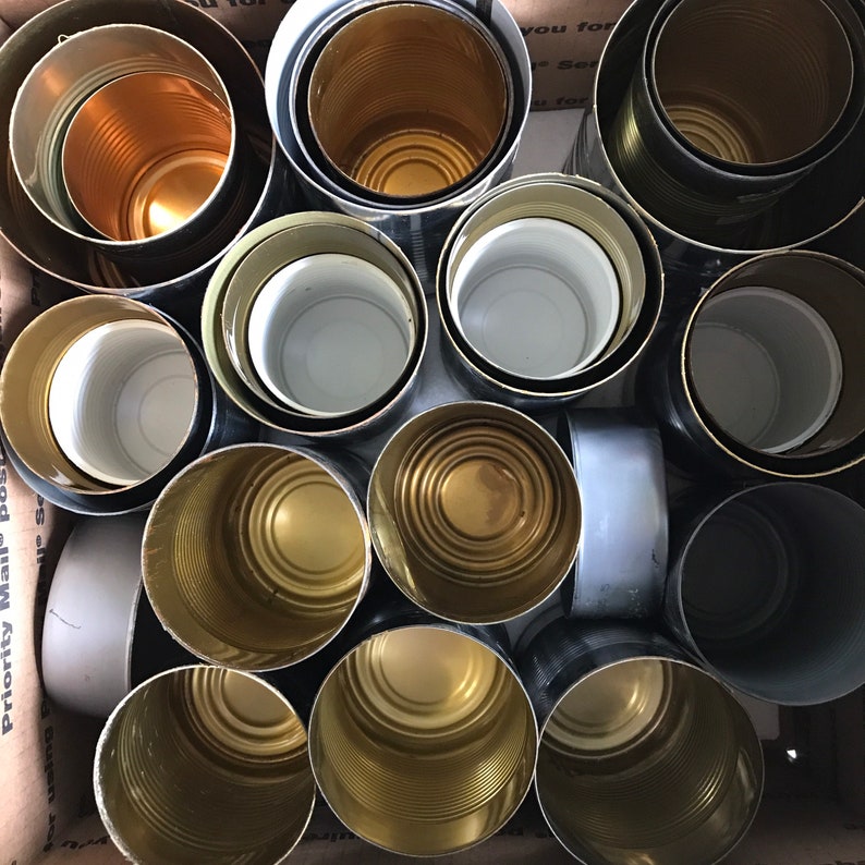 24 Tin Cans For Target Practice Photos are Examples Etsy