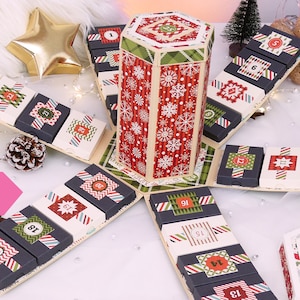 FILE da taglio Calendario dell'Avvento Explosion Box