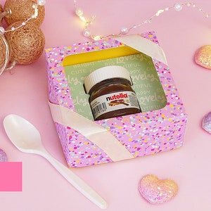 CUTTING FILE Box Nutella Window 25g (. SVG .PDF . Studio)