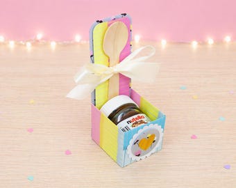 FILE Nutella Box 25g with Spoon (.Svg .Pdf .Studio)