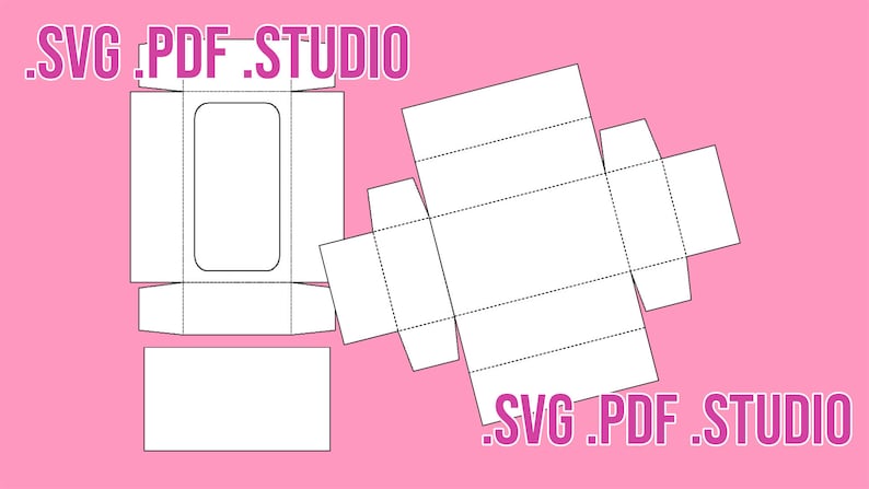 Cutting FILE Box With Lid (.SVG .PDF .studio) - Etsy