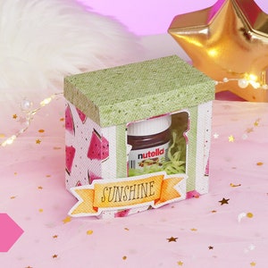 Cutting FILE Nutella Rectangle Box 25g (.SVG .PDF .Studio)