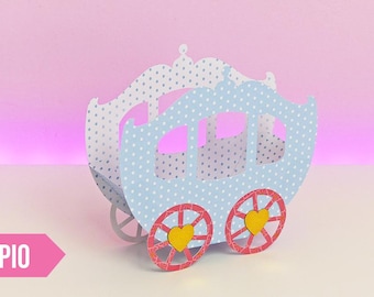 Carriage Box Cutting File (.SVG .Studio .PDF)
