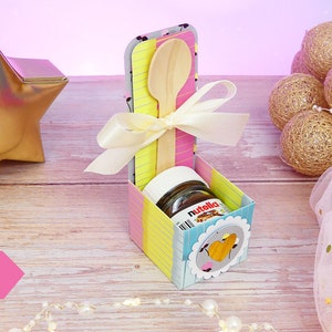 ARCHIVO de corte Nutella caja 25g con cuchara (.Svg .Pdf .Studio)