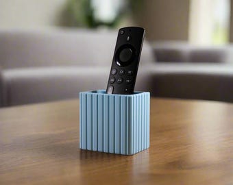 Single Remote Holder – TV Remote Caddy for Roku, Fire TV & Streaming Remotes, Modern Desk and Living Room Organizer