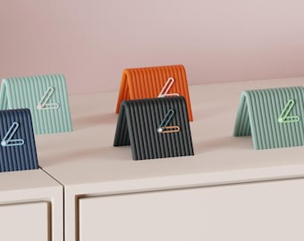 Arched Desk Clock Minimalist Modern Clock 3D Printed Arch Clock Contemporary Desk Decor Neutral Home Decor Custom Color
