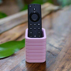 Single Remote Holder - 3D Printed Remote Caddy for TV, Roku, Fire Stick - Modern Minimalist Storage&quot;