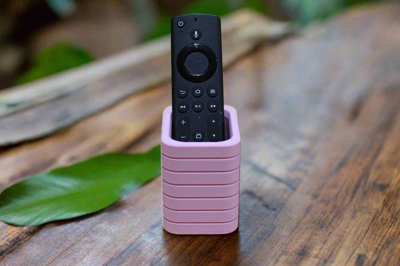 Rectangular Remote Storage 3D Printed Remote Holder – TV Remote Organizer, Roku & Fire Stick Caddy ...