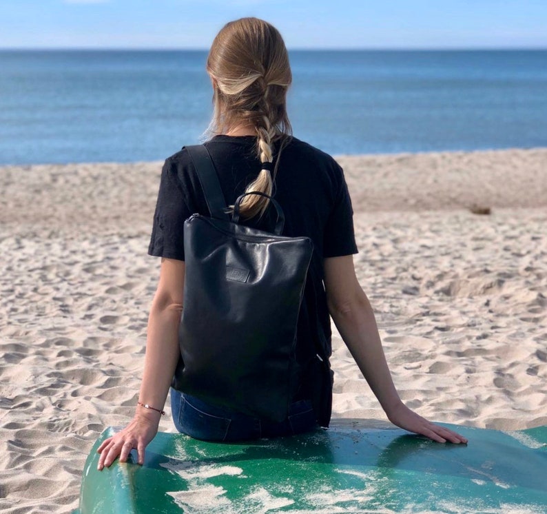 minimalist backpack purse