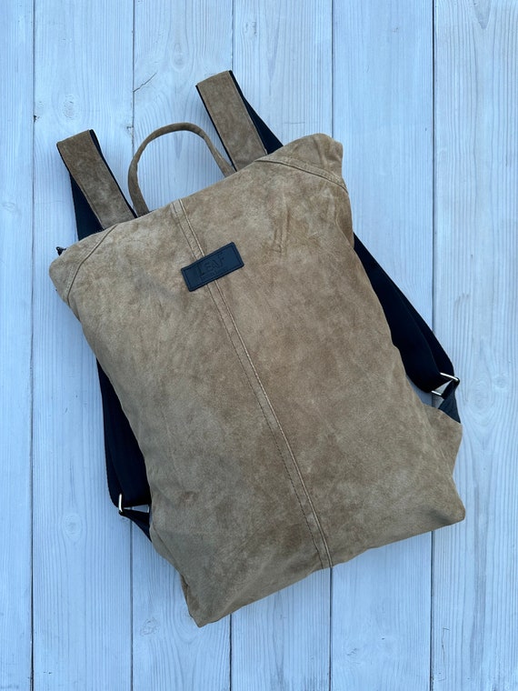 Soft leather rucksack backpack bag hotsell
