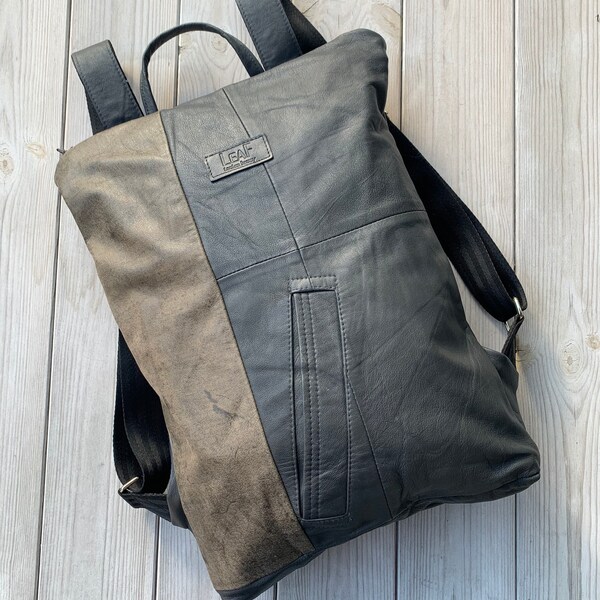 Leather Backpack - Etsy