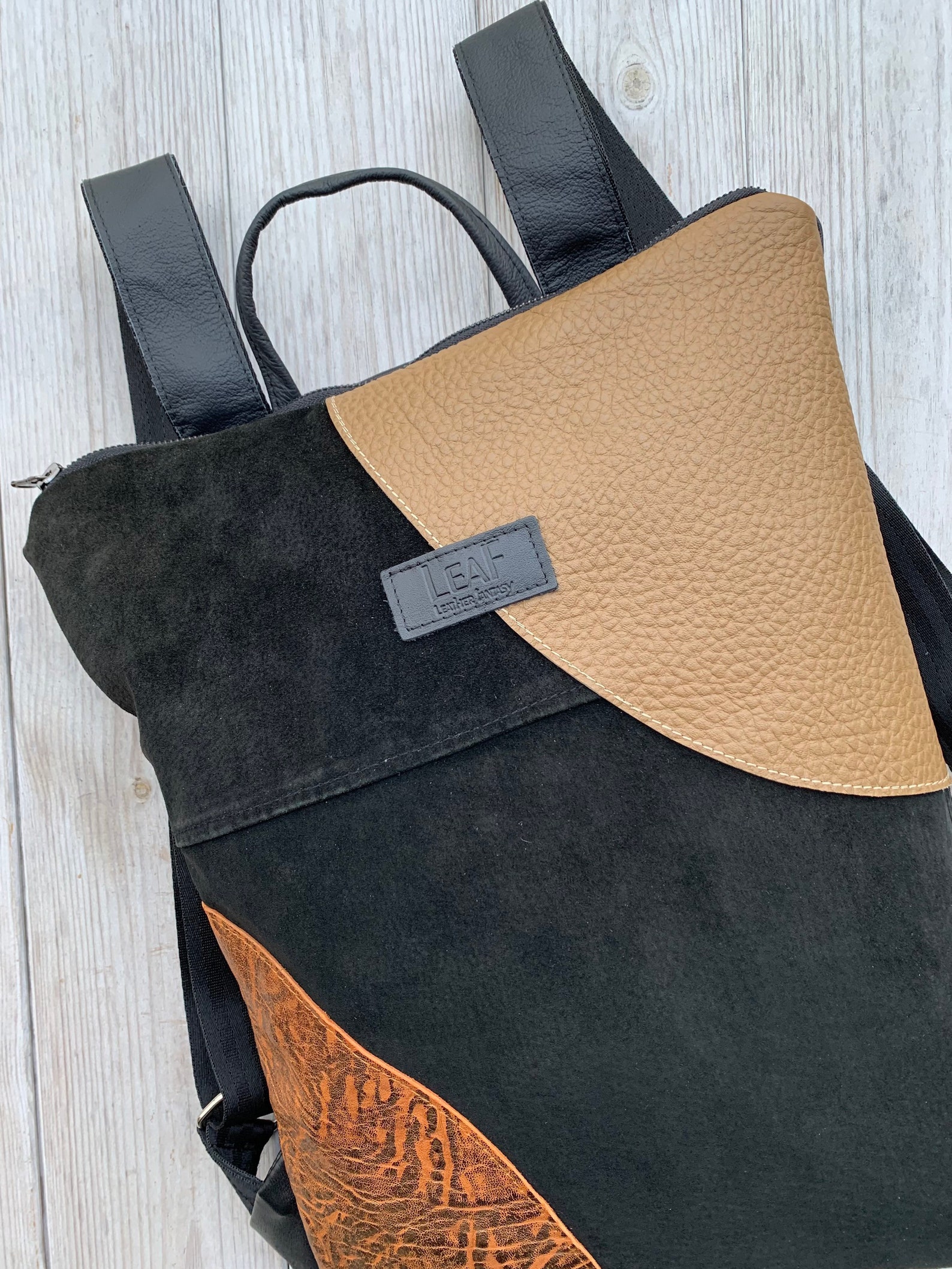Eccentric Leather Backpack