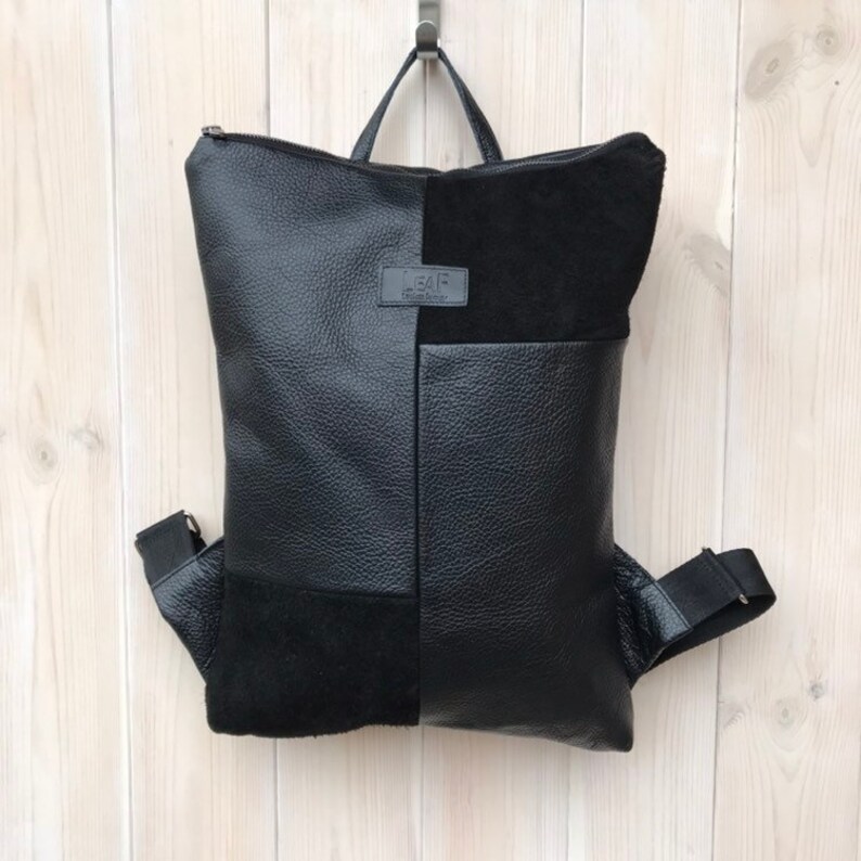 Backpack Women Leather Backpack Purse Backpack Suede Etsy
