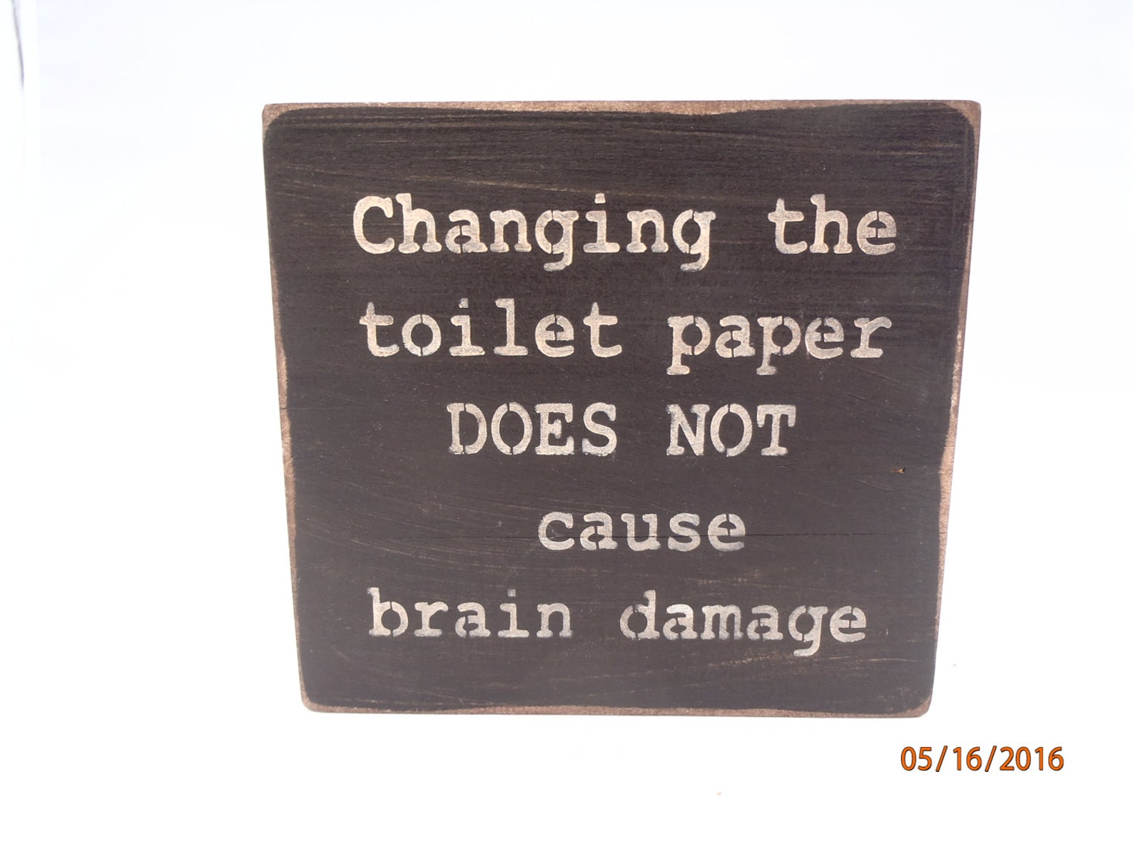 Changing the Toilet Paper Bathroom Sign Primitive Sign - Etsy