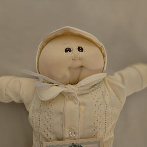 Vintage Original Soft Sculpture Preemie Edition Cabbage Patch Doll 1985 by Xavier Roberts “Issac Todd”